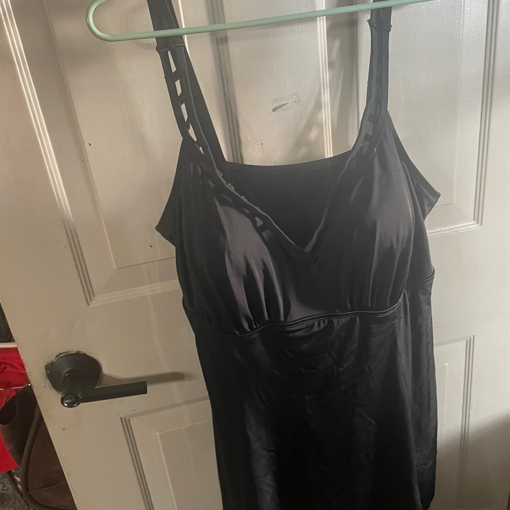 Swimsuits For All Elegant Black Swimwear swim dress